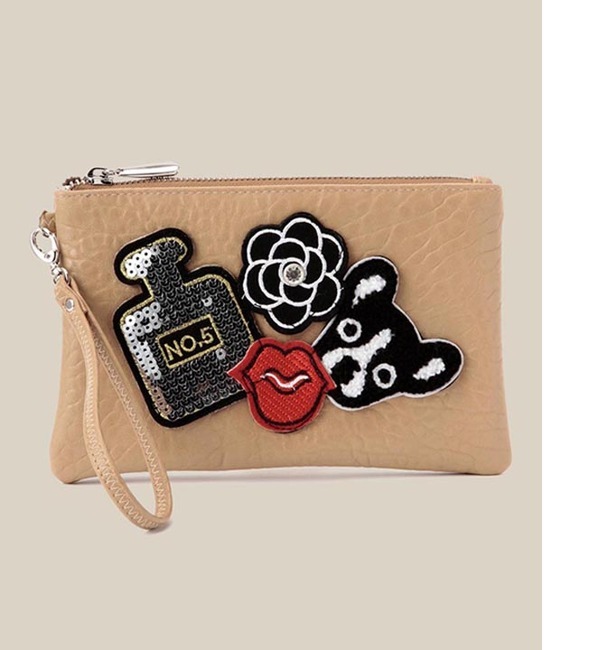 【ローズ バッド/ROSE BUD】 (LL ACCESSORIES) B685CR PATCHED POUCH [送料無料]