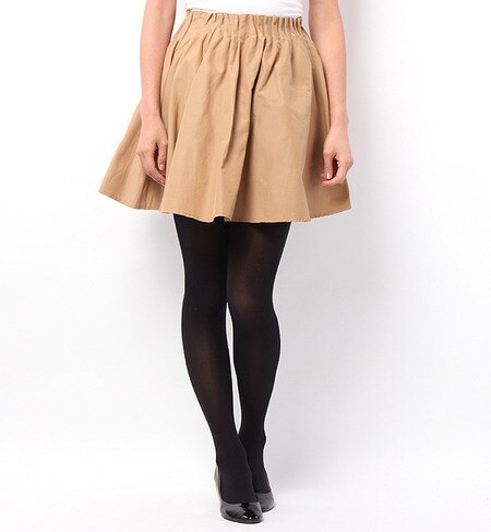 S-LSK-14208 HIGH/W GATHERED MINI SKIRT