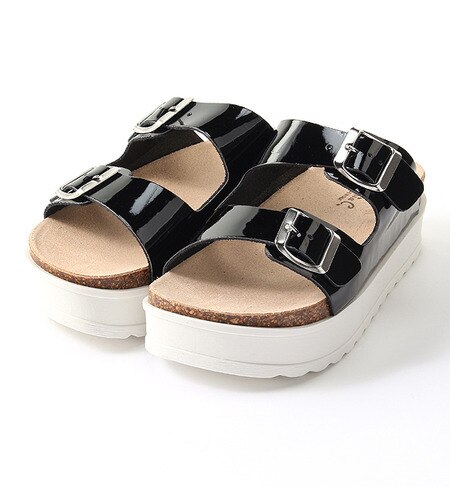 【ローズ バッド/ROSE BUD】 (SONIA.C) TERRY 165 PATENT DOUBLE SOLE SANDAL [送料無料]