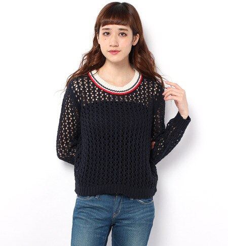 【ローズ バッド/ROSE BUD】 LK-15126 LINED OPEN WORK P/O [送料無料]