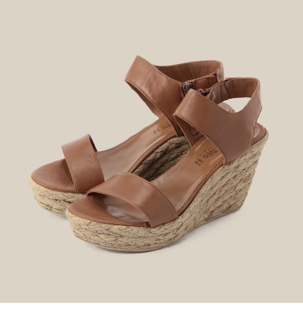 【ローズ バッド/ROSE BUD】 (KAREN LIPPS) 87001 CINDY NPPA ANKLE STRAP WEDGE SANDAL [送料無料]