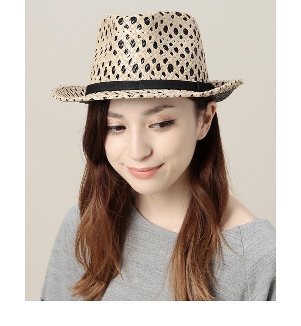 【ローズ バッド/ROSE BUD】 (BETTINA) ME/591 STRAW/PAPER PANAMA HAT [送料無料]