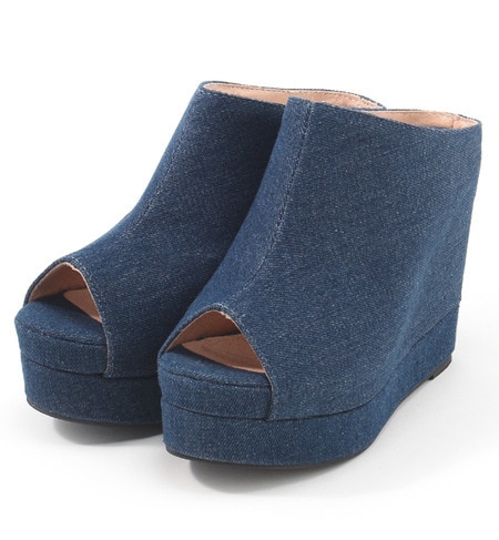 【ローズ バッド/ROSE BUD】 (JEFFREY CAMPBELL)F0094/VIRGO DENIM PLATFORM SANDAL [送料無料]