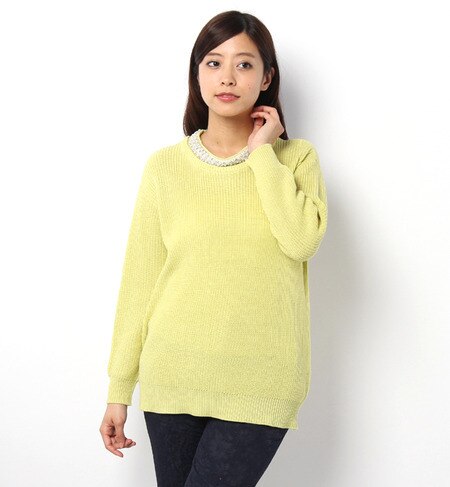 【ローズ バッド/ROSE BUD】 S-LK-15106 BIJOU/N L/S P/O [送料無料]