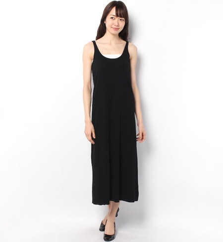 (SEEDS OF CALIFORNIA FOR RB) OW(BW)5247 D/J SOLID REVERSIBLE MAXI DRESS