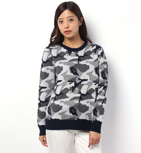 【ローズ バッド/ROSE BUD】 S-LK-15109 JACQUARD CAMO P/O [送料無料]