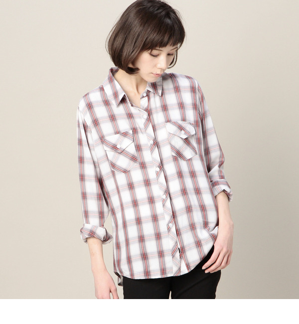【ローズ バッド/ROSE BUD】 (RAILS) RW15344 CARMEN BUTTON FRONT SHIRT [送料無料]