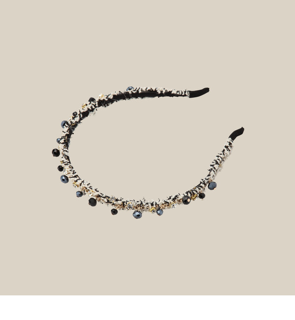 (LL ACCESSORIES)3HH101 PEARL/LACE NARROW KATYUSHA