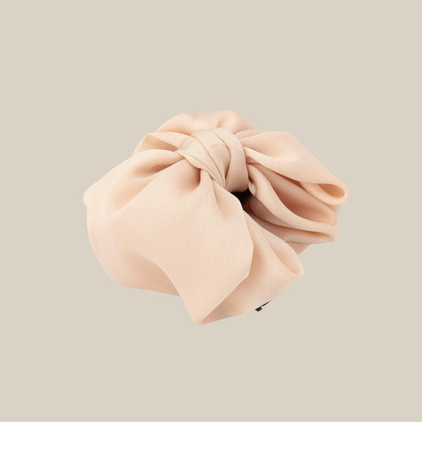 【ローズ バッド/ROSE BUD】 (LL ACCESSORIES)W155 SATIN BOW HAIR CRIP [3000円(税込)以上で送料無料]