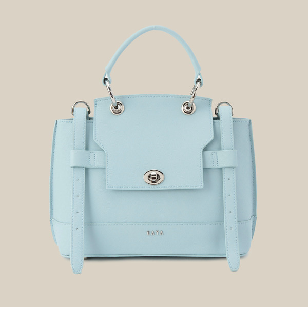 (GAYA)レザースモールハンドバッグ