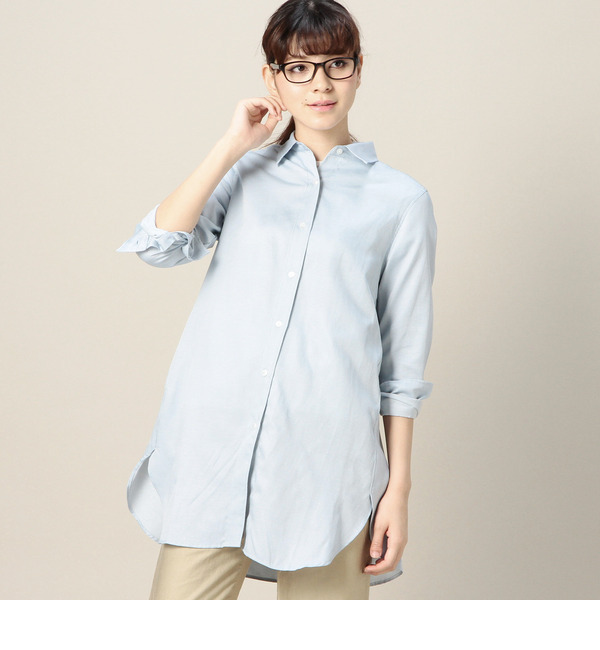 【ローズ バッド/ROSE BUD】 S-LSH-15102 REGULAR/C L/S SHIRT [送料無料]