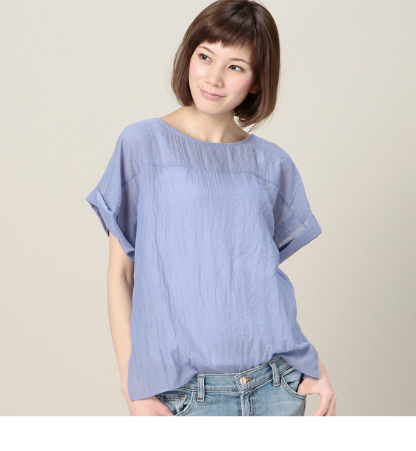 【店頭人気】バックギャザーTブラウス