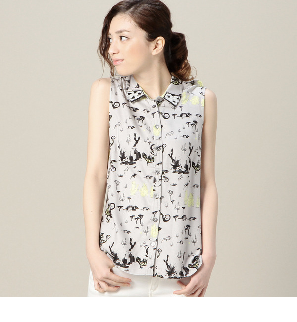 7215 018 FINLEY SLEEVELESS SHIRT