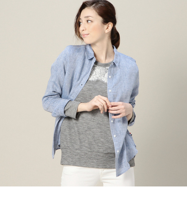 【ローズ バッド/ROSE BUD】 LSH-15101 NO PKT L/S SHIRT [送料無料]