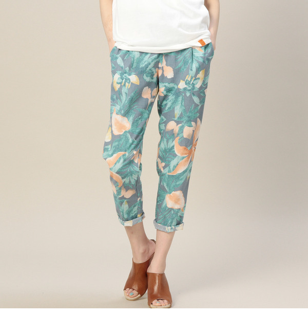 (P.P)R3151-221TW BIG FLOWER PT PANTS