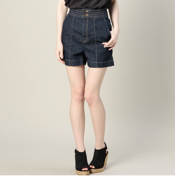 LPT-15129 HIGH/W SHORT PANTS