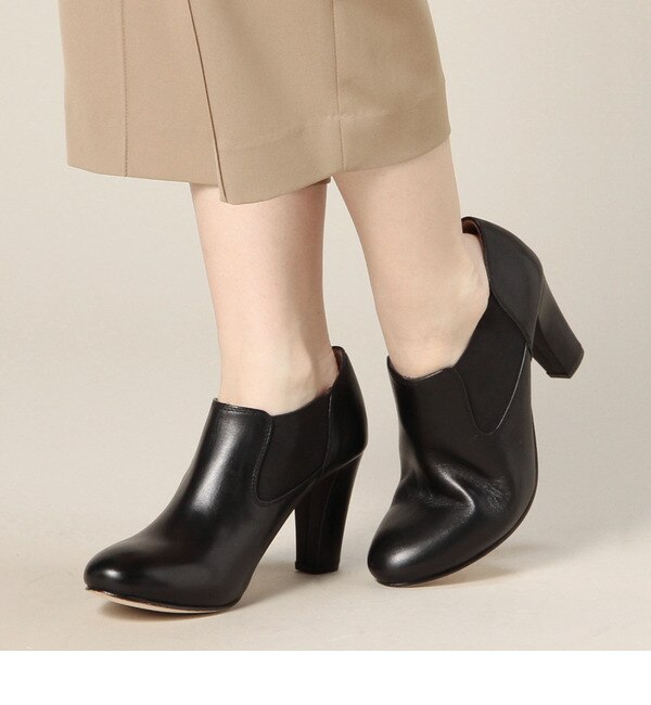 【ローズ バッド/ROSE BUD】 17985 LTHR SIDE GORE SHORT BOOTIE [送料無料]