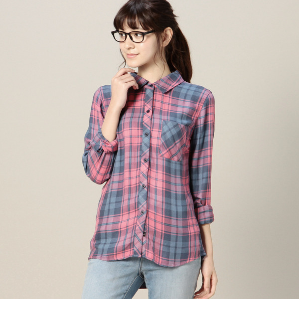 【ローズ バッド/ROSE BUD】 （RAILS)RW25550 HUNTER BUTTON FRONT SHIRT [送料無料]
