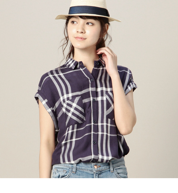(RAILS)RW25725 BRITT NO SLV SHIRT
