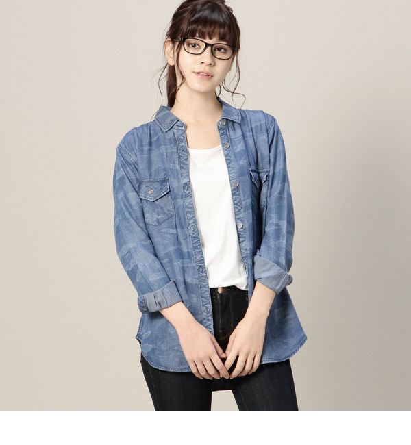（RAILS）RW25632 EMMETT PAINT DENIM SHIRT