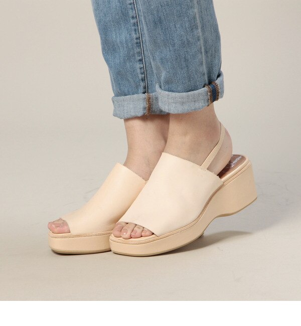 (JEFFREY CAMPBELL FOR ROSE BUD)YYH:JC-190-3 SQUARE TOE PLATFORM SANDAL