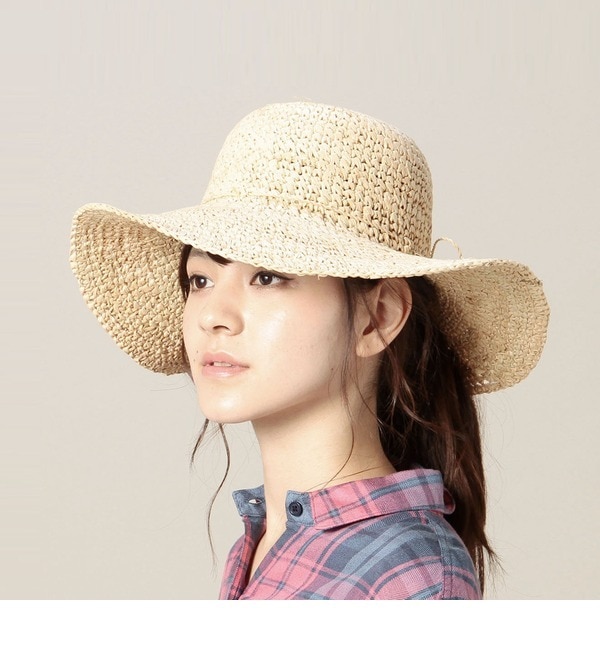 【ローズ バッド/ROSE BUD】 (NY HAT)7145 RAFFIA FLOPPY [送料無料]