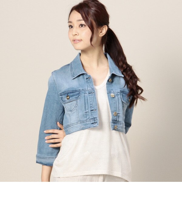 （SUPER TRASH）CS15M096 JOE CROP CROP DENIM JACKET