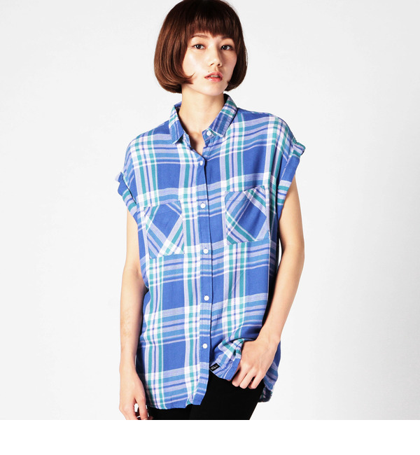 【ローズ バッド/ROSE BUD】 (RAILS)RW55725 BRITT CHECK ROLL SLV SHIRT [送料無料]