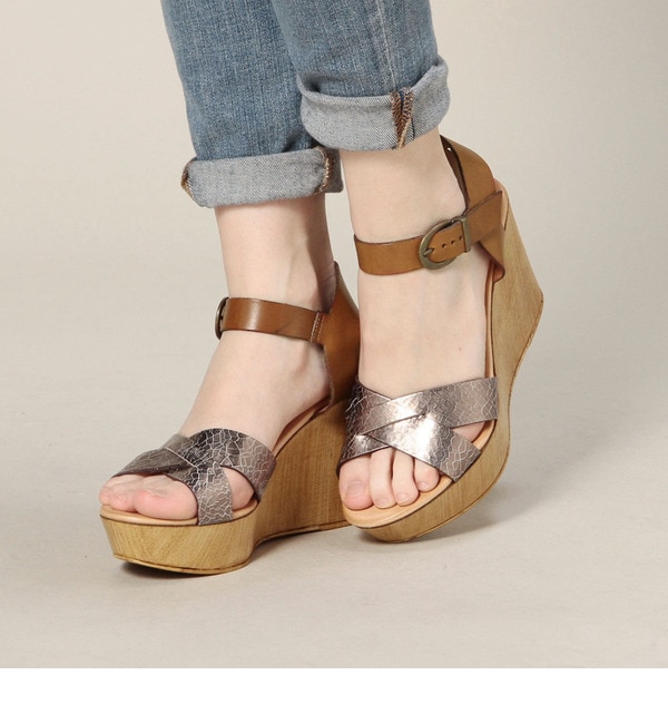 【ローズ バッド/ROSE BUD】 【店頭人気】13-52 446 ANKLE STP WEDGE SANDAL [送料無料]