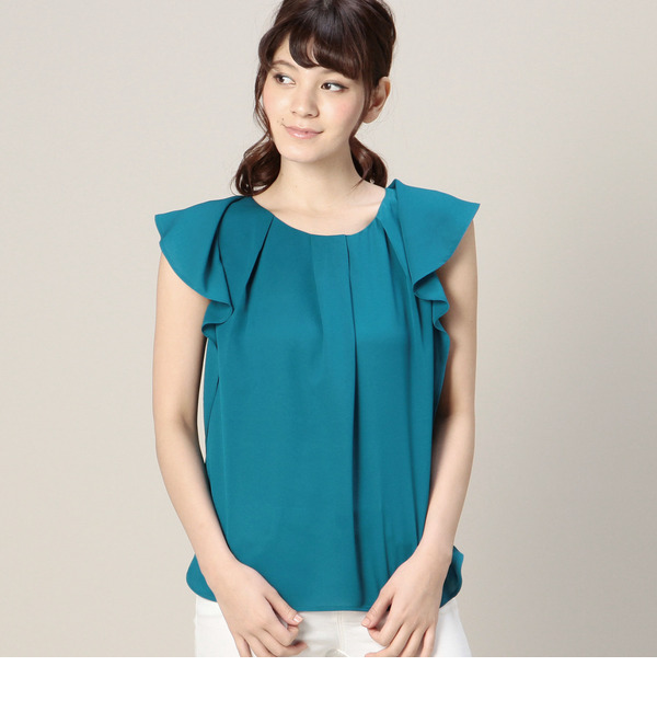 LBL-15139 RUFFLE SLV. P/O BLOUSE