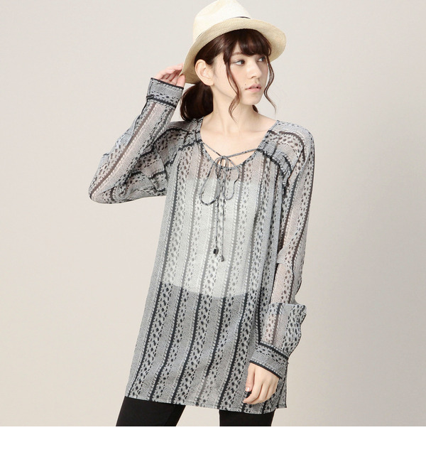 (2LOVE TONYCOHEN)TLS15-5126 LEA BLOUSE