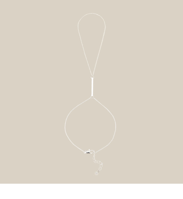 【ローズ バッド/ROSE BUD】 (KITSCH)1548 GEO HAND CHAIN SILVER [送料無料]