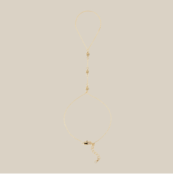 (KITSCH)1517 HENNA HAND CHAIN GOLD