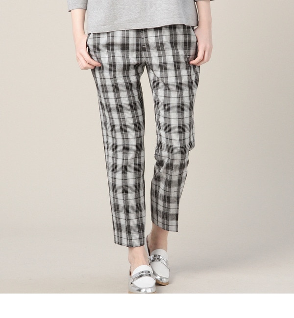 【ローズ バッド/ROSE BUD】 LPT-15133 CENTER PRESS CROPPED PANTS [送料無料]