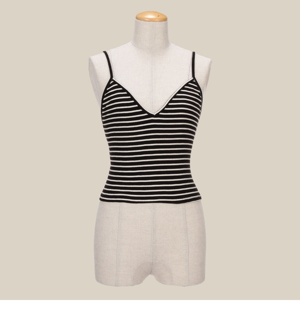 (BRANDY&MELVILLE)MW002W-482 STRIPE RIB CAMISOLE