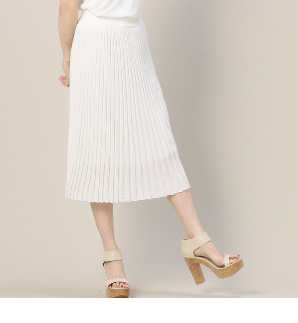 LK-15137 PLEATED SKIRT