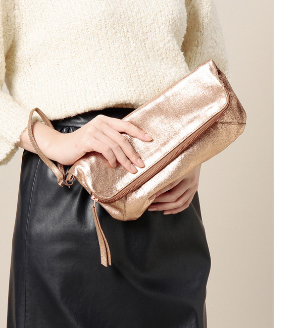 （NATERRA）ジップクラッチバッグ