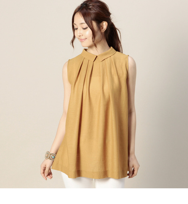 S-LBL-15106 SLEEVELESS P/O BLOUSE