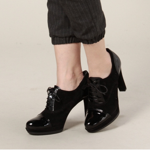 【ローズ バッド/ROSE BUD】 86007 DELICE CAM/ VERNICE LACE UP BOOTIE [送料無料]