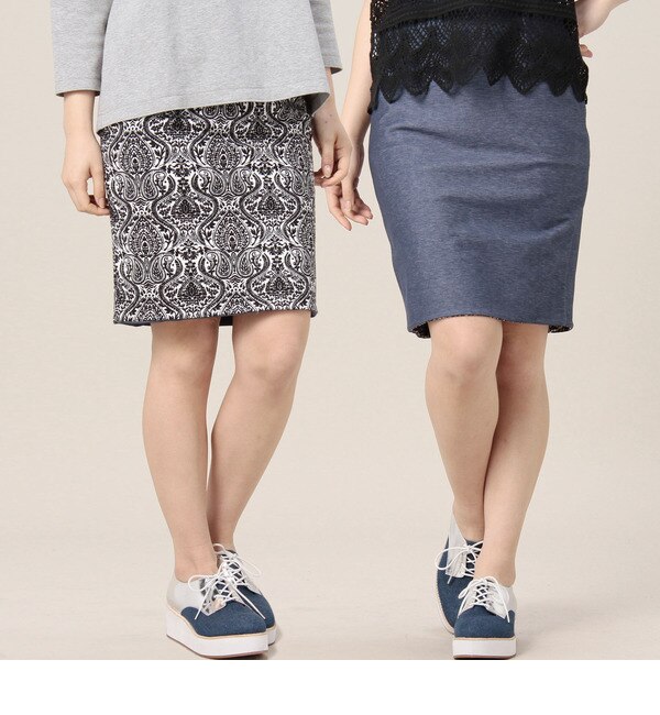 【店頭人気】(B.B)R50763-81DO REVERSIBLE TIGHT SKIRT