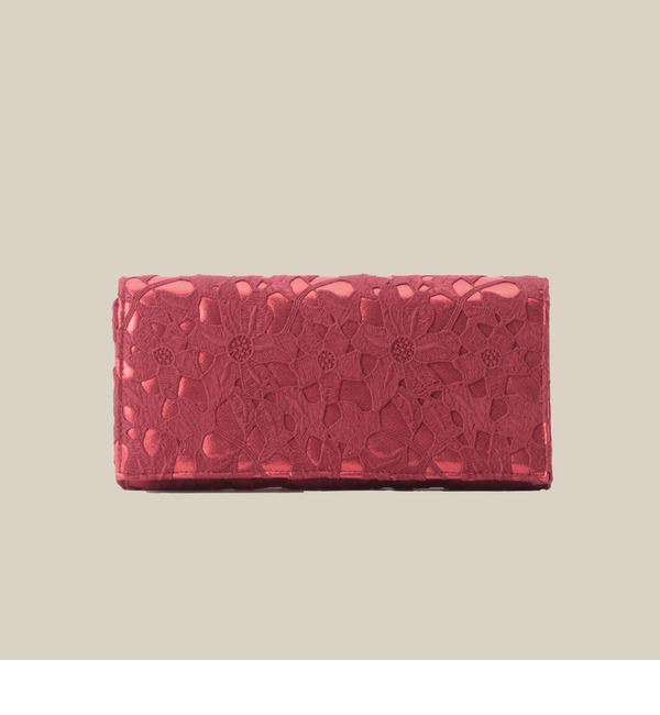 (LL ACCESSORIES)B455J FLOWER LACE CLUTCH BAG