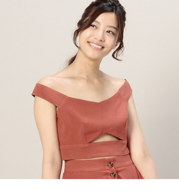 (LINE & DOT)LT1626A CROP TANK TOP