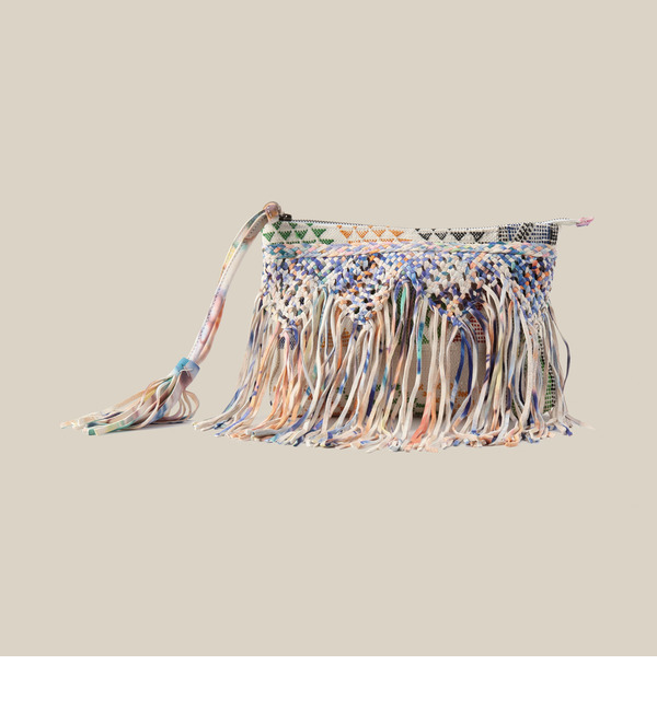 （EN SHALLA）ENSBAG0943 JACQUARD CLUTCH BAG