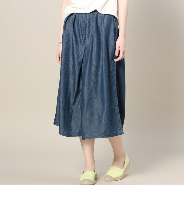 S-LPT-15109 TUCKED GAUCHO PANTS