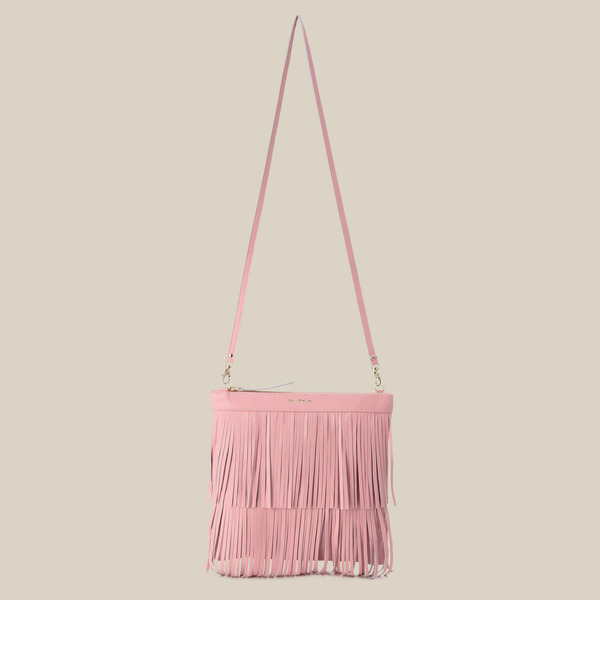 (STELLA RITTWAGEN)BOLSO FLECO FRINGE POCHETTE