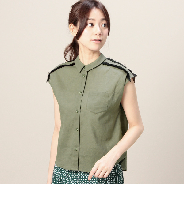 【店頭人気】(B.B)R50841-11TV SHIRTS WITH FRINGE