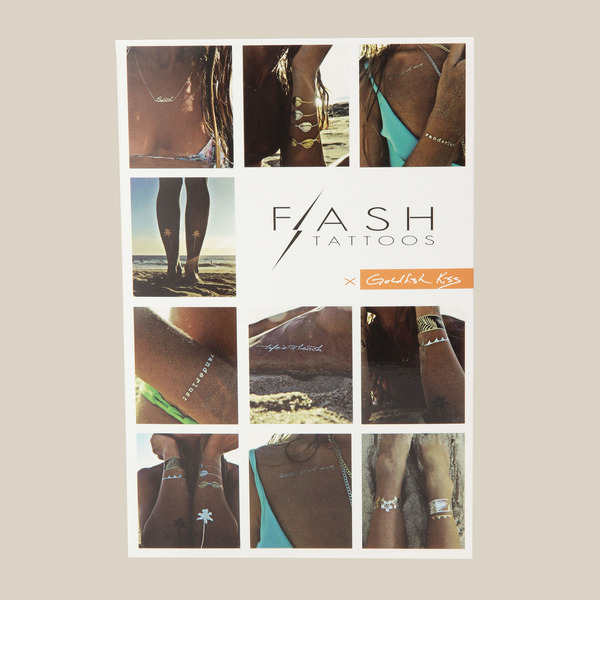 (FLASH TATTOOS)906GOLDFISH KISS