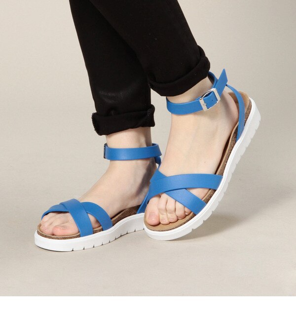 AMANDA/PVC ANKLE/S COMFORT SANDAL