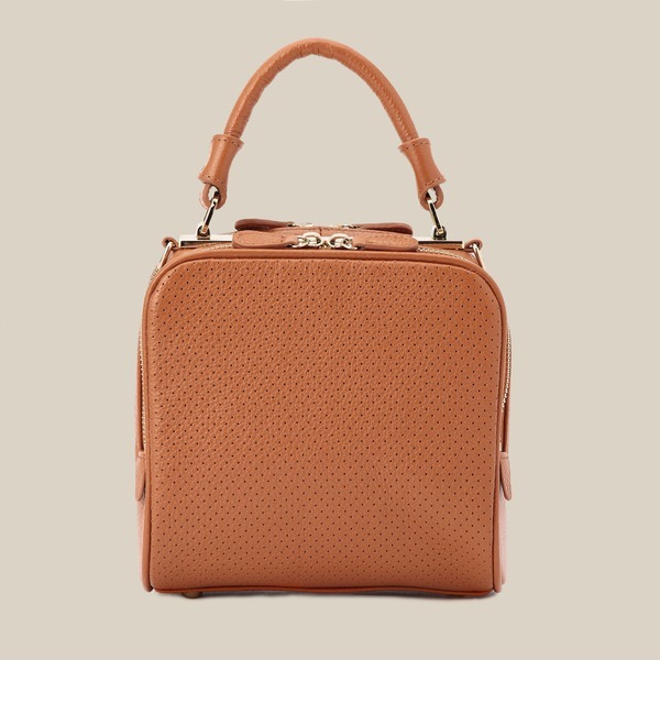 【ローズ バッド/ROSE BUD】 M03068 PUNCHING LEATHE SMALL HANDBAG [送料無料]
