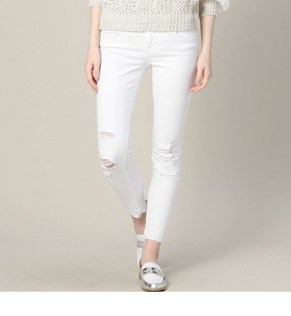 (J.BRAND)9326C028-DEMENTED LOWRISE CROP